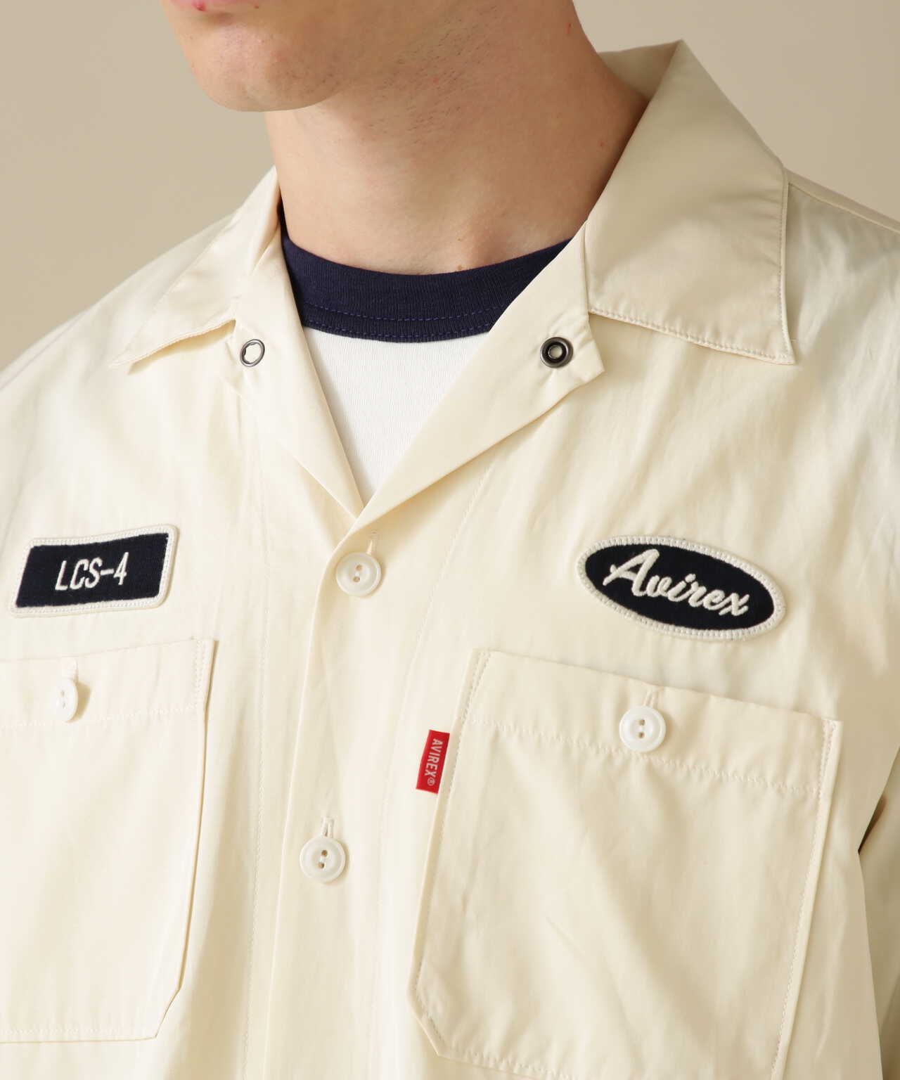 SHORTSLEEVE WORK SHIRT U.S.N. / ワークシャツ U.S.N.