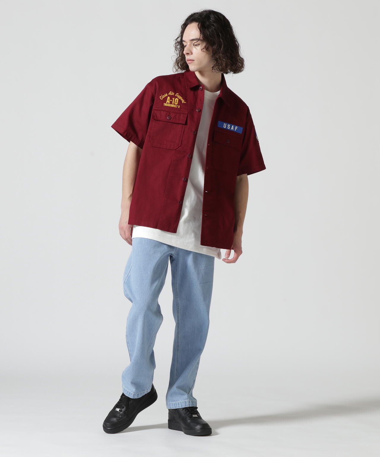 OG-107 TYPE S/S SHIRT 66th WEAPONS SQUADRON / 半袖シャツ 66th