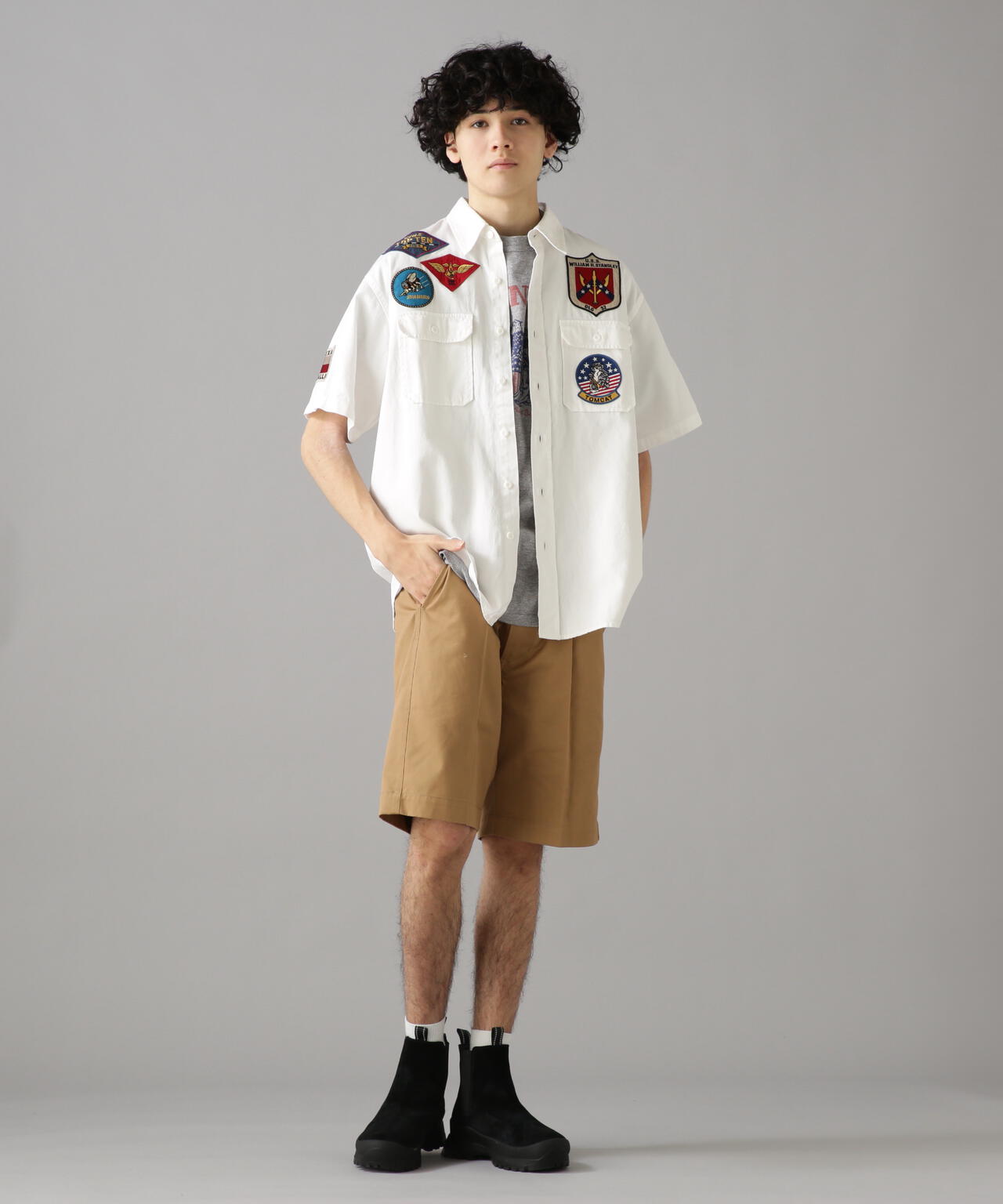 TOPGUN SHIRT SLEEVE SHIRT / トップガン 半袖 シャツ