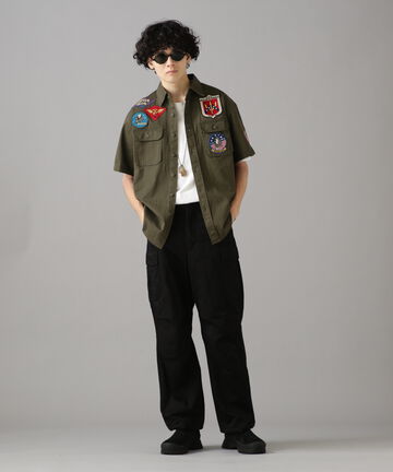TOPGUN SHIRT SLEEVE SHIRT / トップガン 半袖 シャツ