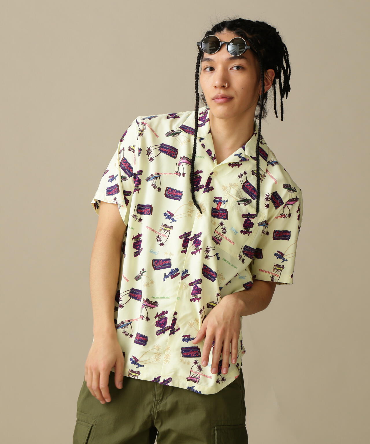 AVIATOR'S DINER ALOHA SHIRT / アヴィエーターズ ダイナー アロハシャツ