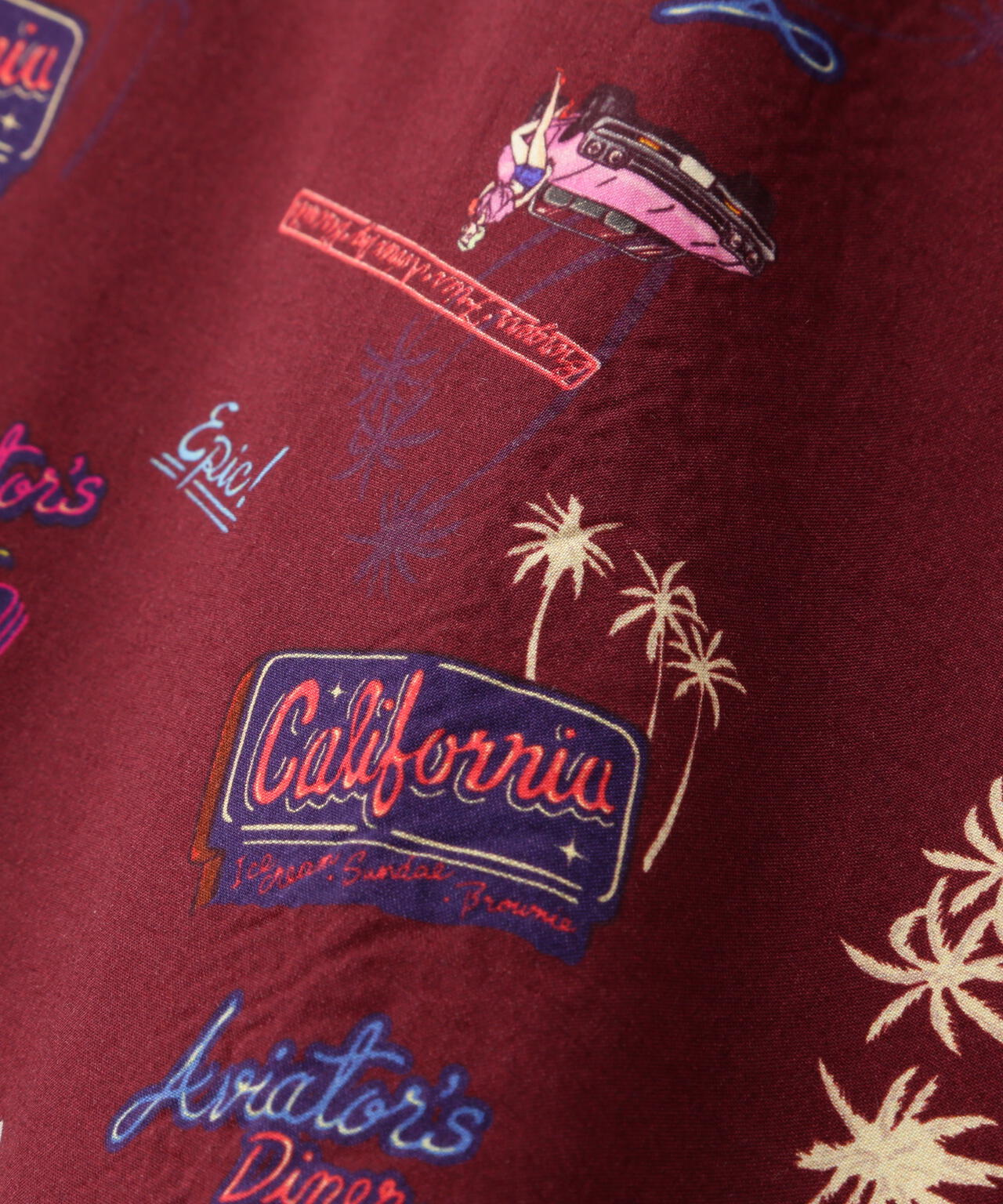 AVIATOR'S DINER ALOHA SHIRT / アヴィエーターズ ダイナー アロハシャツ