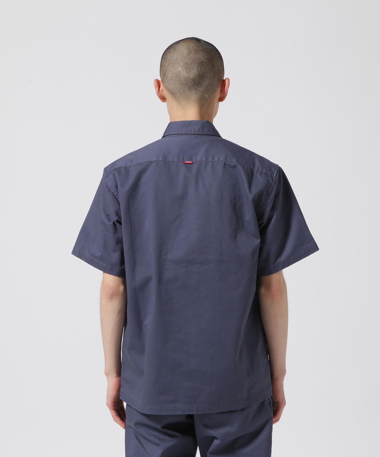 《WEB&DEPOT限定》SHORT SLEEVE ZIP UP WORK SHIRT /ジップアップ ワークシャツ / AVIREX 