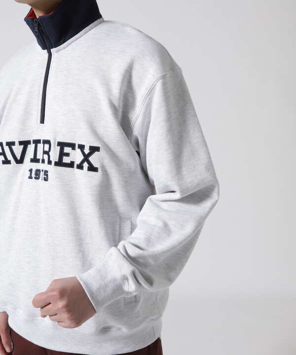 《直営店限定》LOGO HALF ZIP SWEAT / ロゴ ハーフジップ スウェット