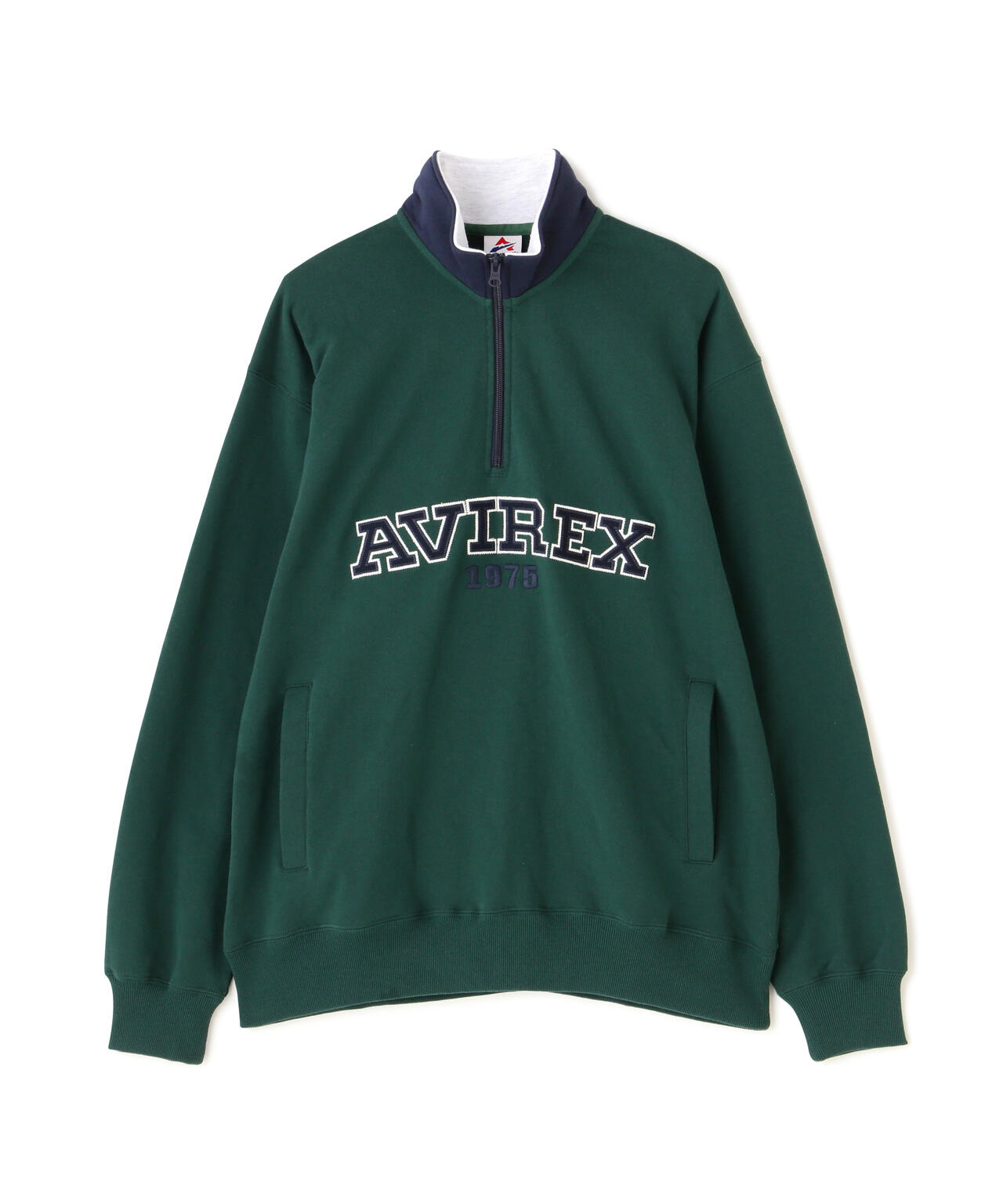 《直営店限定》LOGO HALF ZIP SWEAT / ロゴ ハーフジップ スウェット