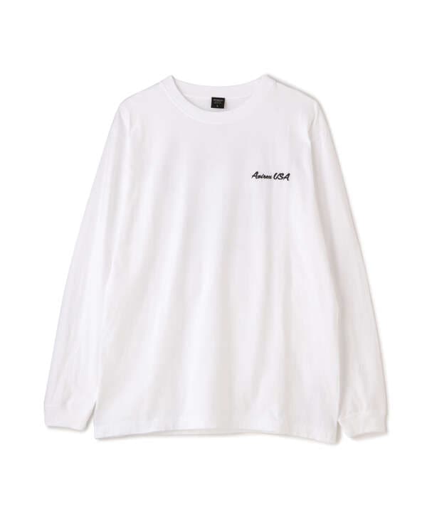 【WEB&DEPOT限定】LONG SLEEVE T-SHIRT AVIREX USA / ロングスリーブ Ｔシャツ アヴィレックス USA