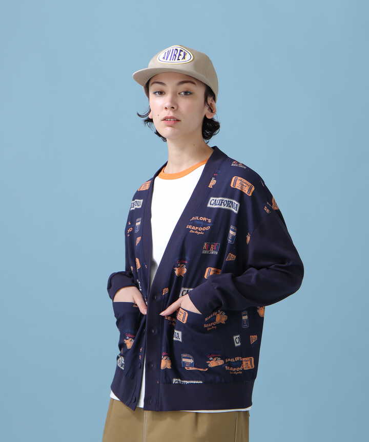 《WEB&DEPOT限定》ALOHA CARDIGAN/ アロハカーディガン