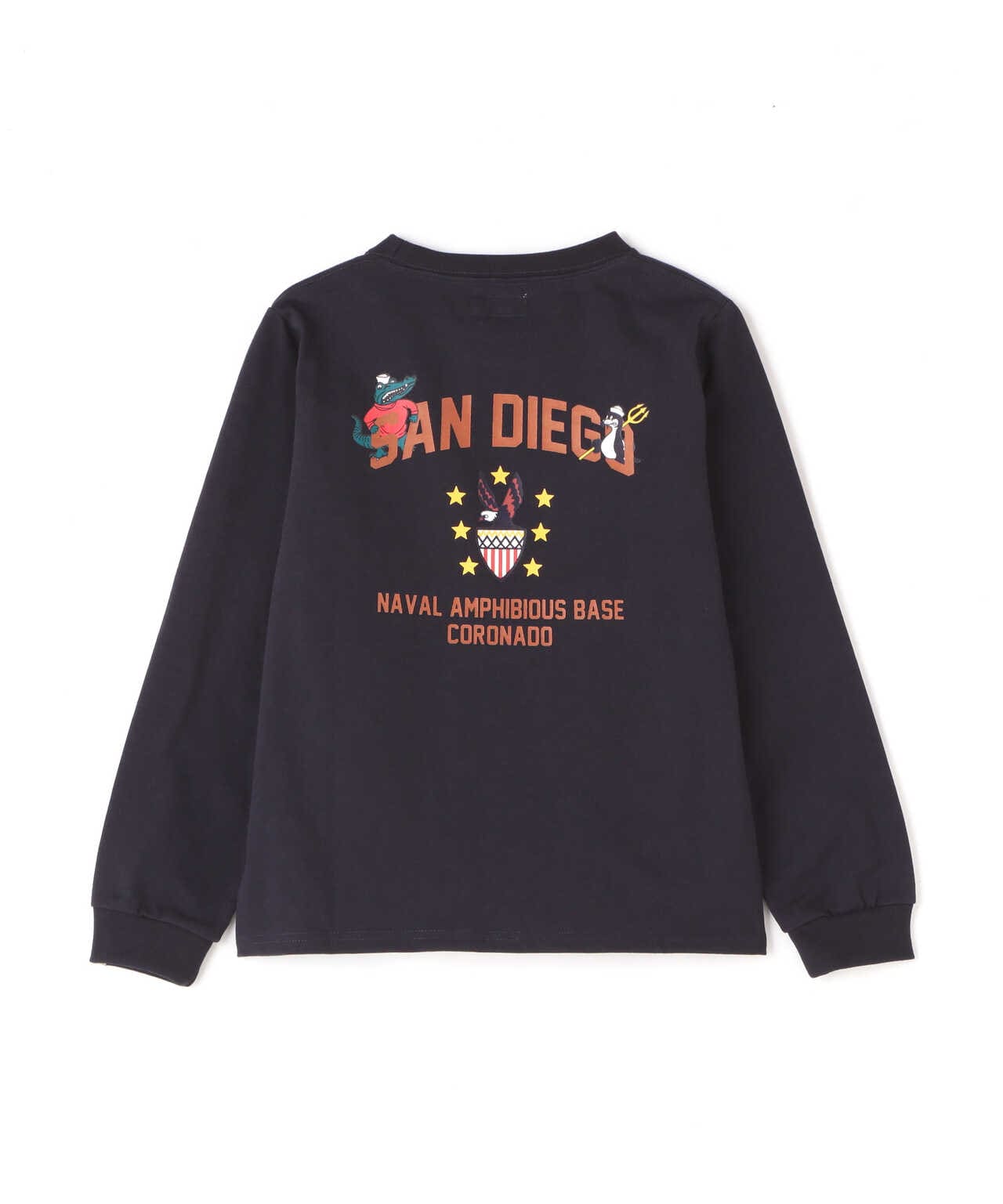 《KIDS》L/S SAN DIEGO POCEKT T-SHIRT/サンディエゴ ポケット Tシャツ/キッズ
