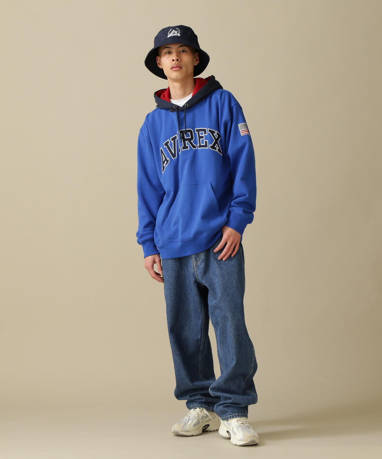 ARCH LOGO COLOR HOOD L/S PARKA/アーチ ロゴ カラー フード パーカー 