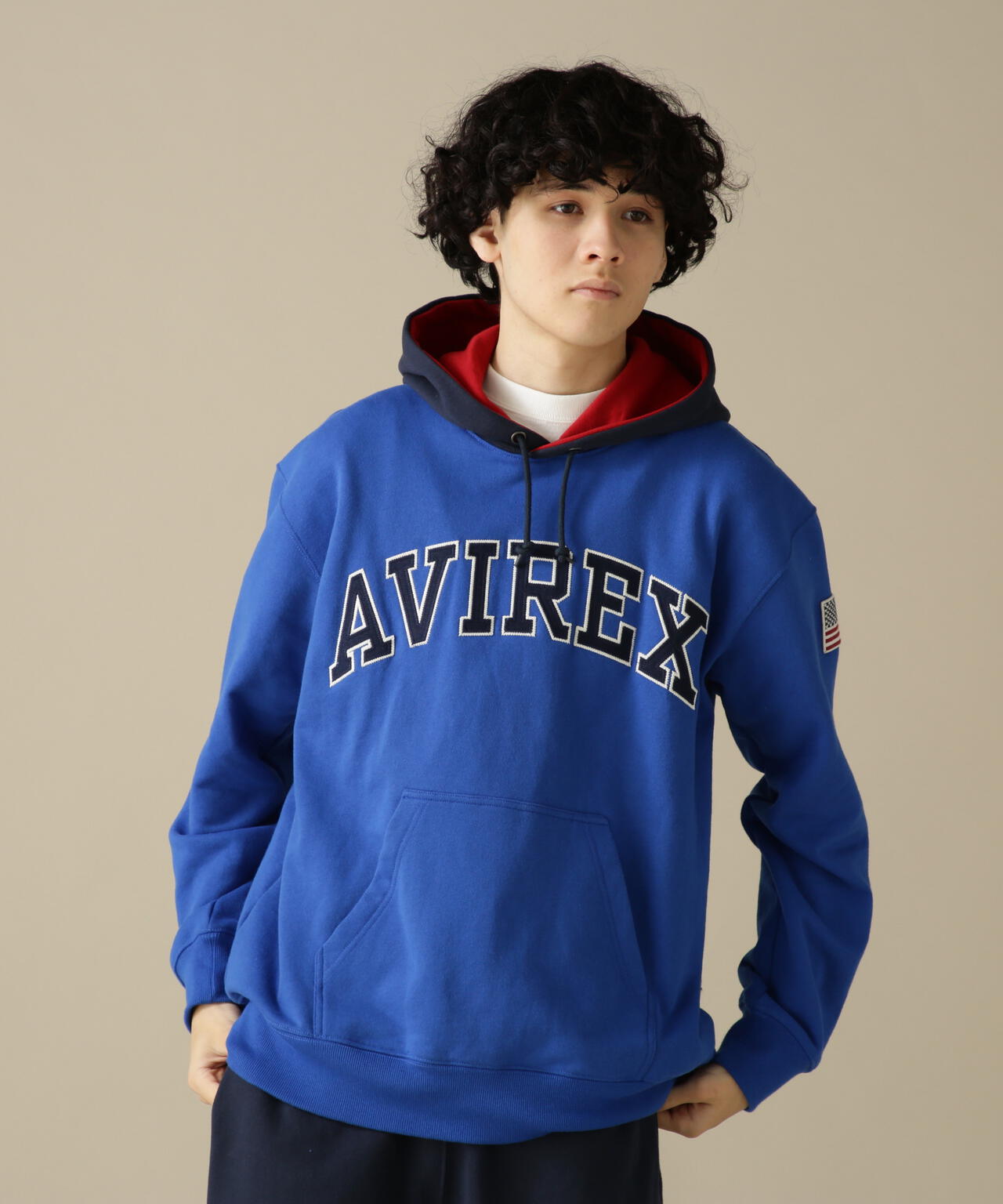 ARCH LOGO COLOR HOOD L/S PARKA/アーチ ロゴ カラー フード パーカー 