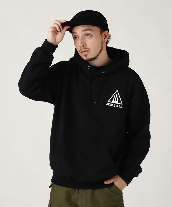 《WEB&DEPOT限定》BLACK SCORPION SWEAT PULL OVER PARKA/ ブラックスコーピオン パーカー