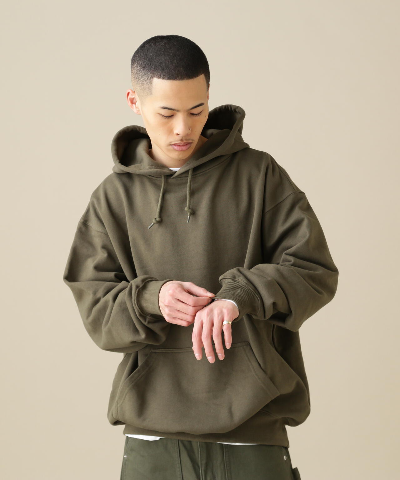 《WEB&DEPOT限定》AVIREX SWEAT PULL OVER PARKA / アヴィレックス スウェット プルオーバー パーカー