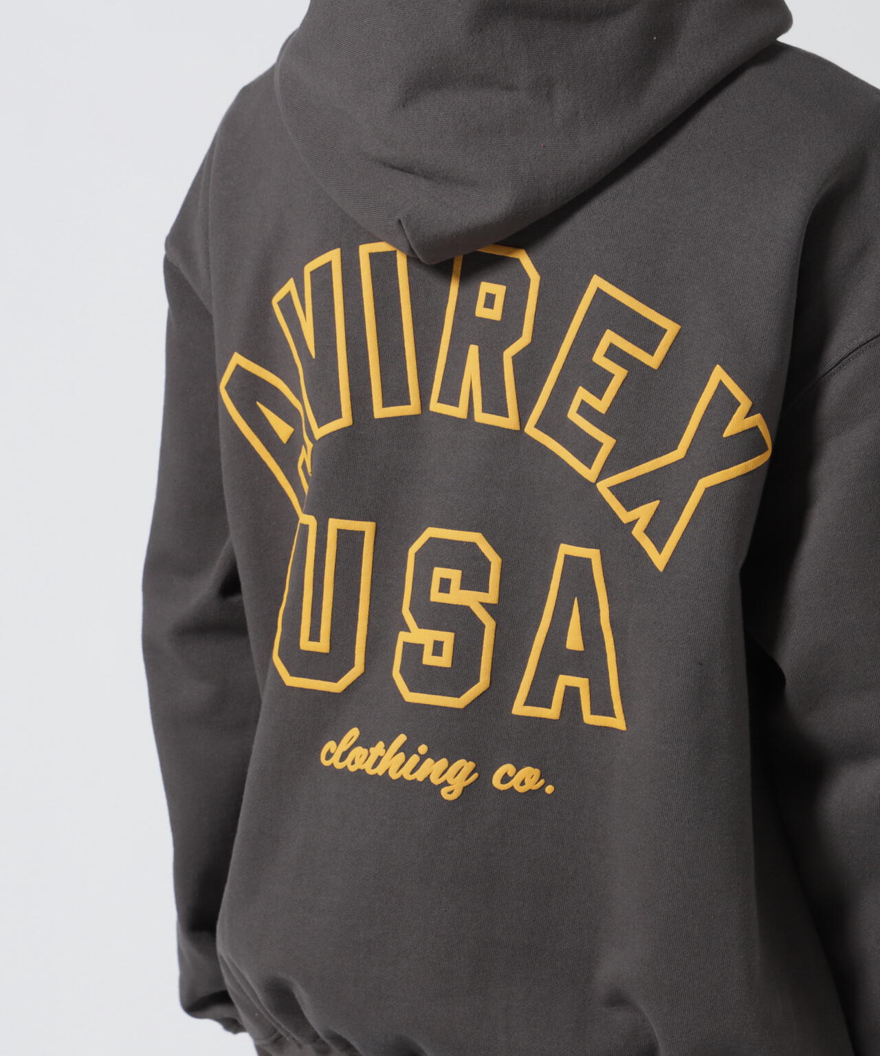 《WEB&DEPOT限定》AVIREX SWEAT PULL OVER PARKA / アヴィレックス スウェット プルオーバー パーカー