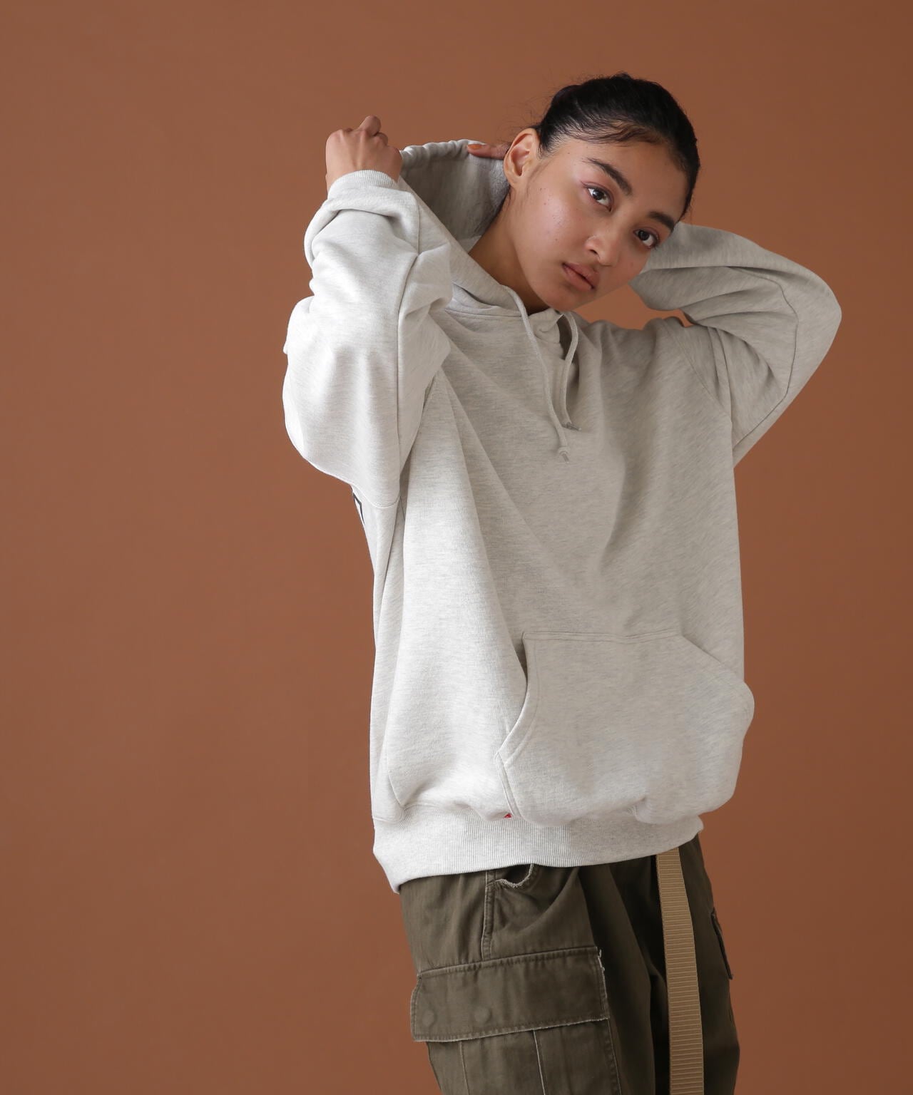 《WEB&DEPOT限定》AVIREX SWEAT PULL OVER PARKA / アヴィレックス スウェット プルオーバー パーカー