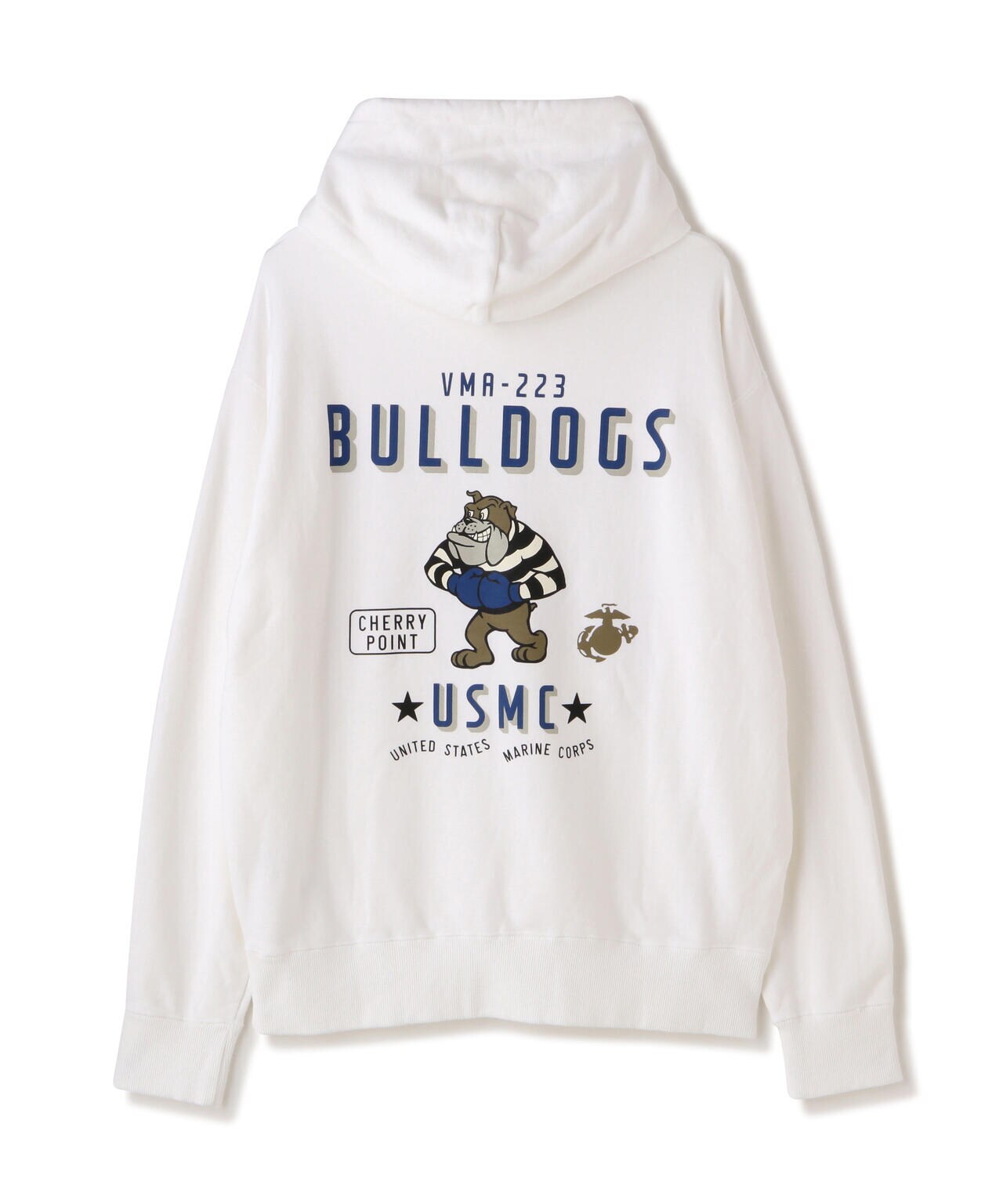 《直営店限定》BULLDOG PULL OVER PARKA / ブルドッグ プルオーバー パーカー 