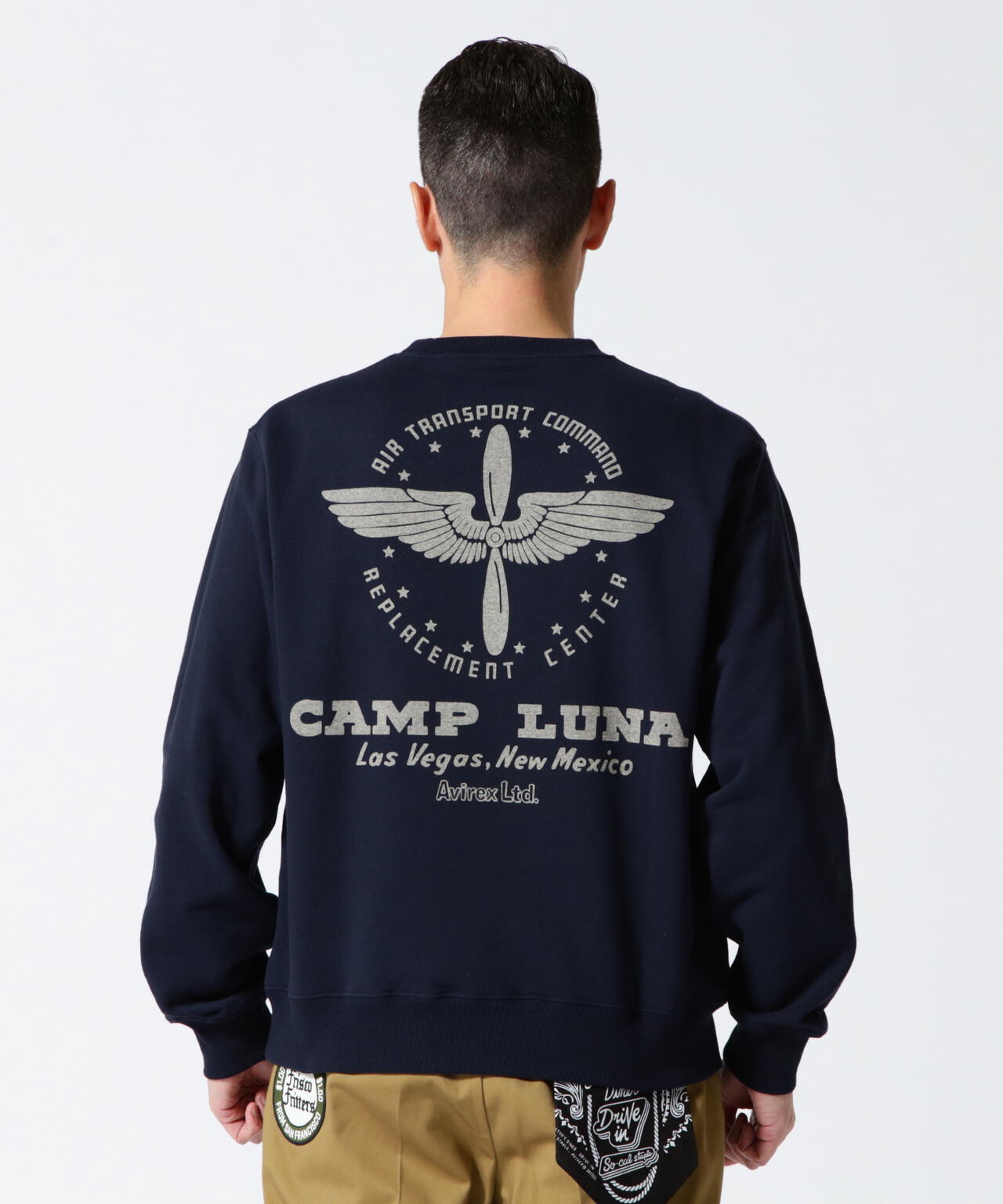 L/S CREW SWEAT CAMP LUNA / クルーネックスウェット キャンプ ルナ 