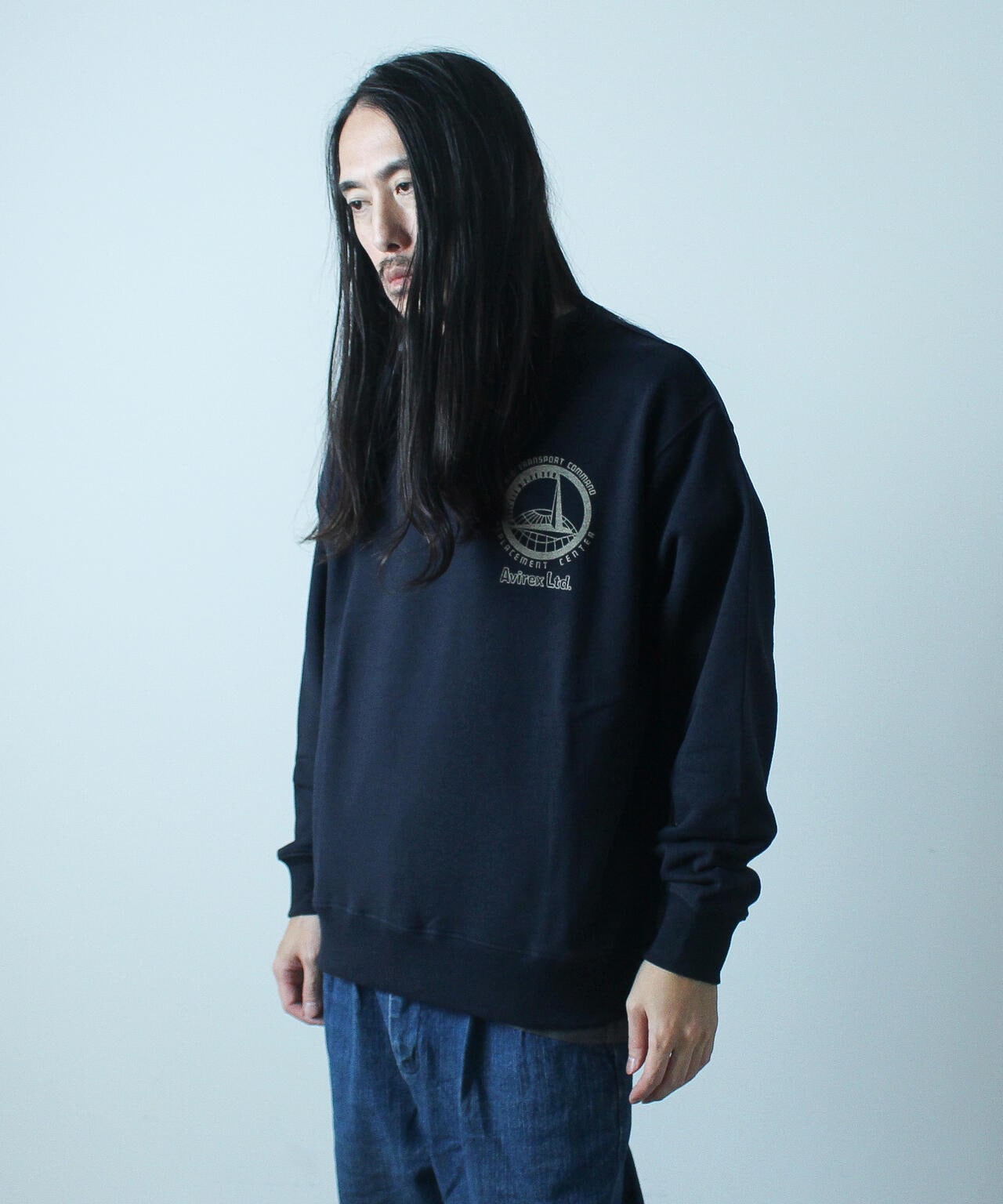 L/S CREW SWEAT CAMP LUNA / クルーネックスウェット キャンプ ルナ