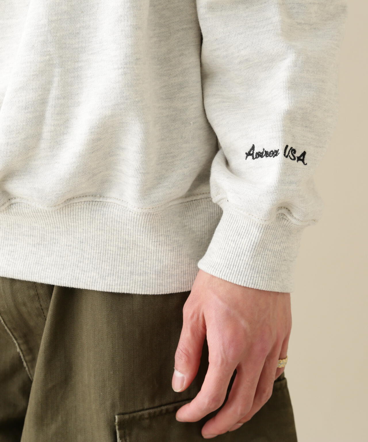 【WEB＆DEPOT限定】AVIREX USA CREW NECK SWEAT / アヴィレックス クルーネック スウェット