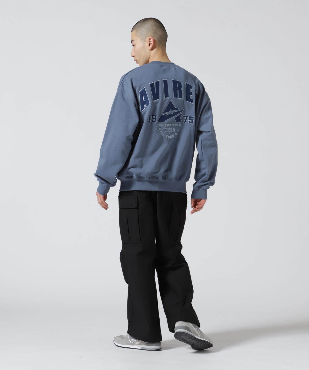 WEB&DEPOT限定】SAME TONE CREW NECK SWEAT/セイム トーン クルー