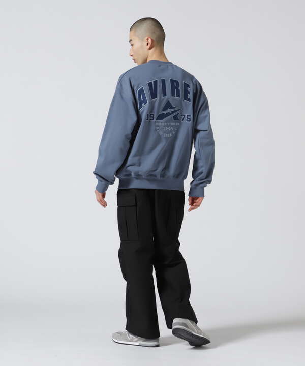 【WEB&DEPOT限定】SAME TONE CREW NECK SWEAT/セイム トーン クルーネック スウェット