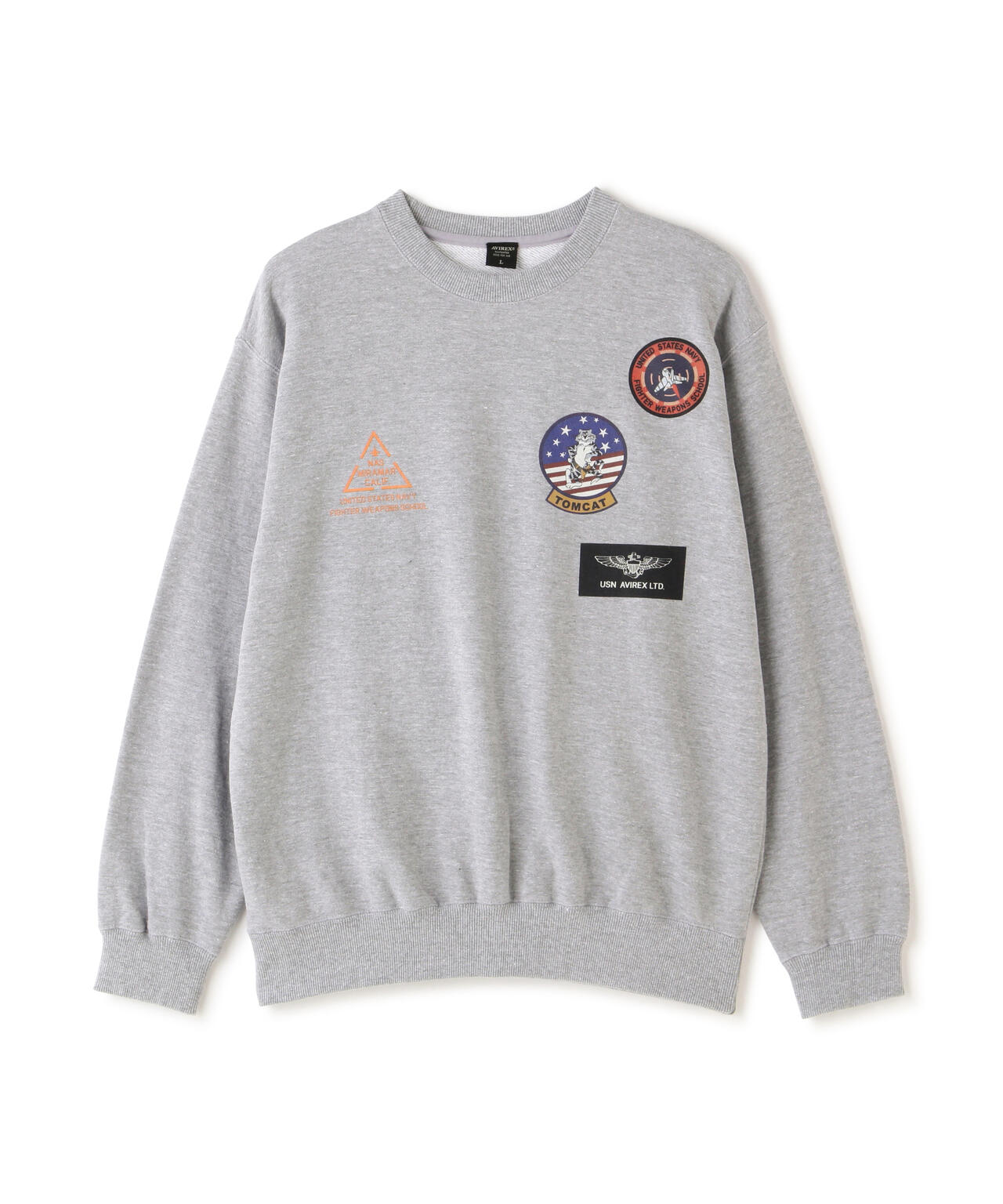 直営店限定】TOP GUN CREW NECK SWEAT / トップガン クルーネック 