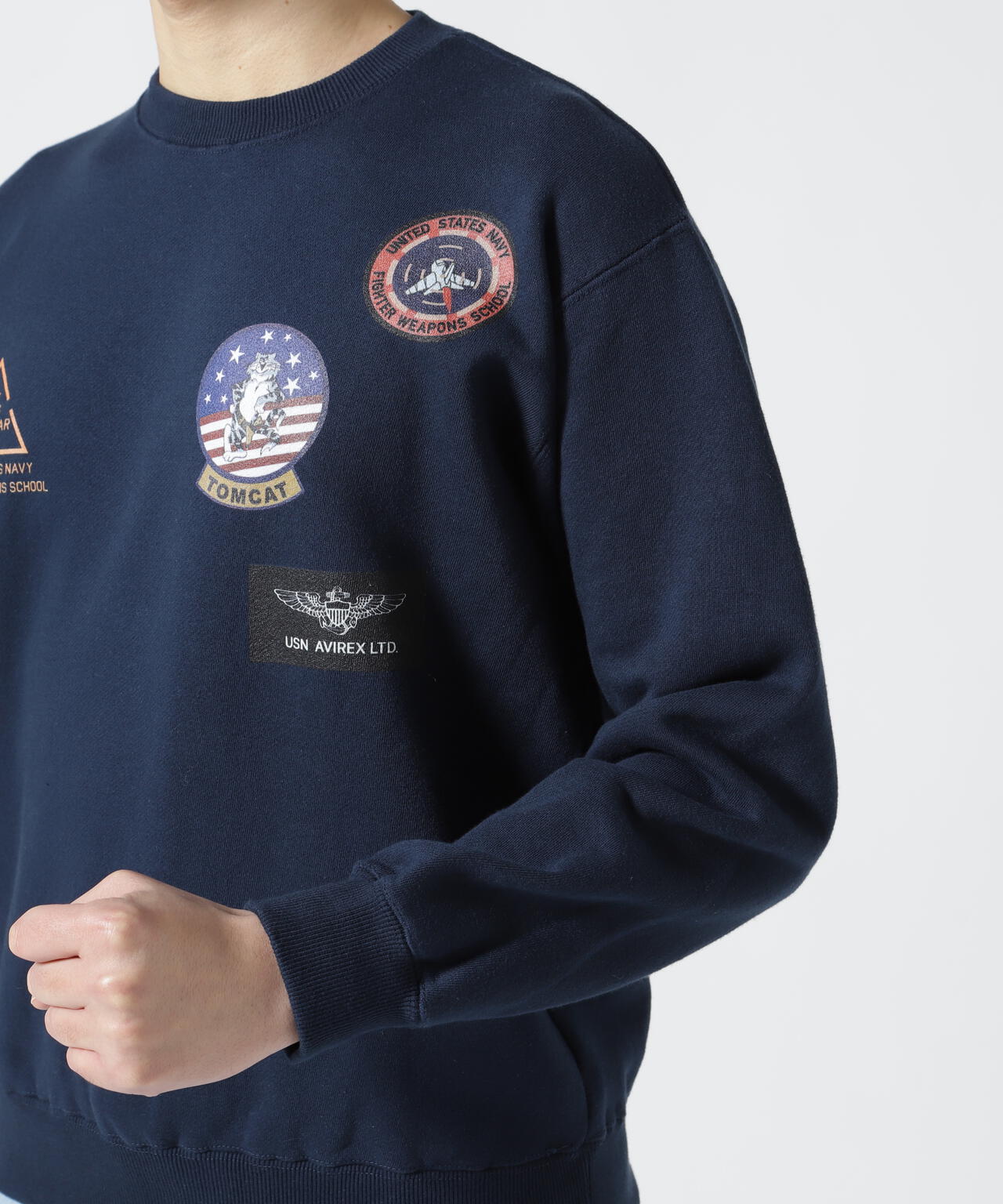 直営店限定】TOP GUN CREW NECK SWEAT / トップガン クルーネック ...