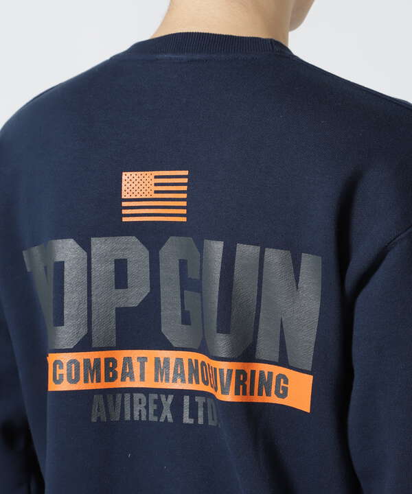 【直営店限定】TOP GUN CREW NECK SWEAT / トップガン クルーネック スウェット 