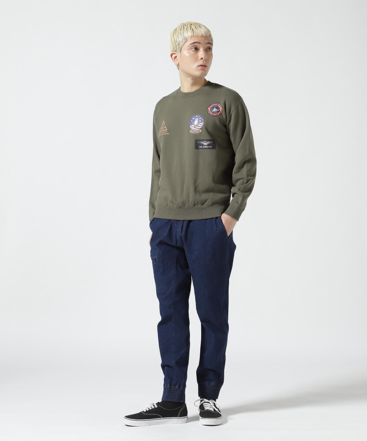 直営店限定】TOP GUN CREW NECK SWEAT / トップガン クルーネック