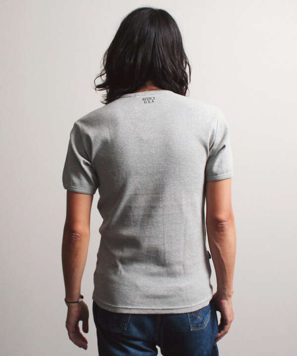 《DAILY/デイリー》MINI WAFFLE S/S CREW NECK T-SHIRT/ミニワッフル 半袖 クルーネック Tシャツ