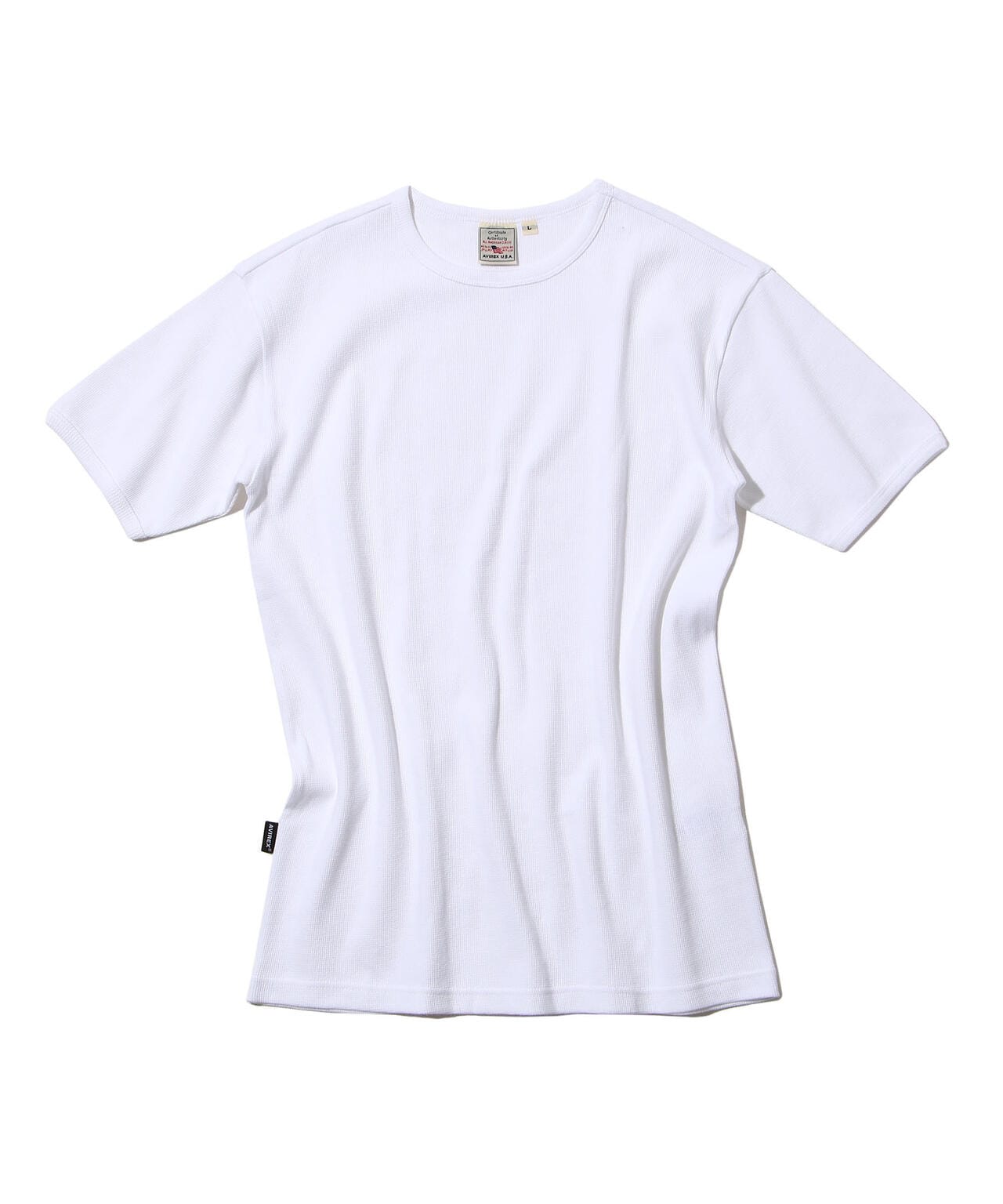 《DAILY/デイリー》MINI WAFFLE S/S CREW NECK T-SHIRT/ミニワッフル 半袖 クルーネック Tシャツ