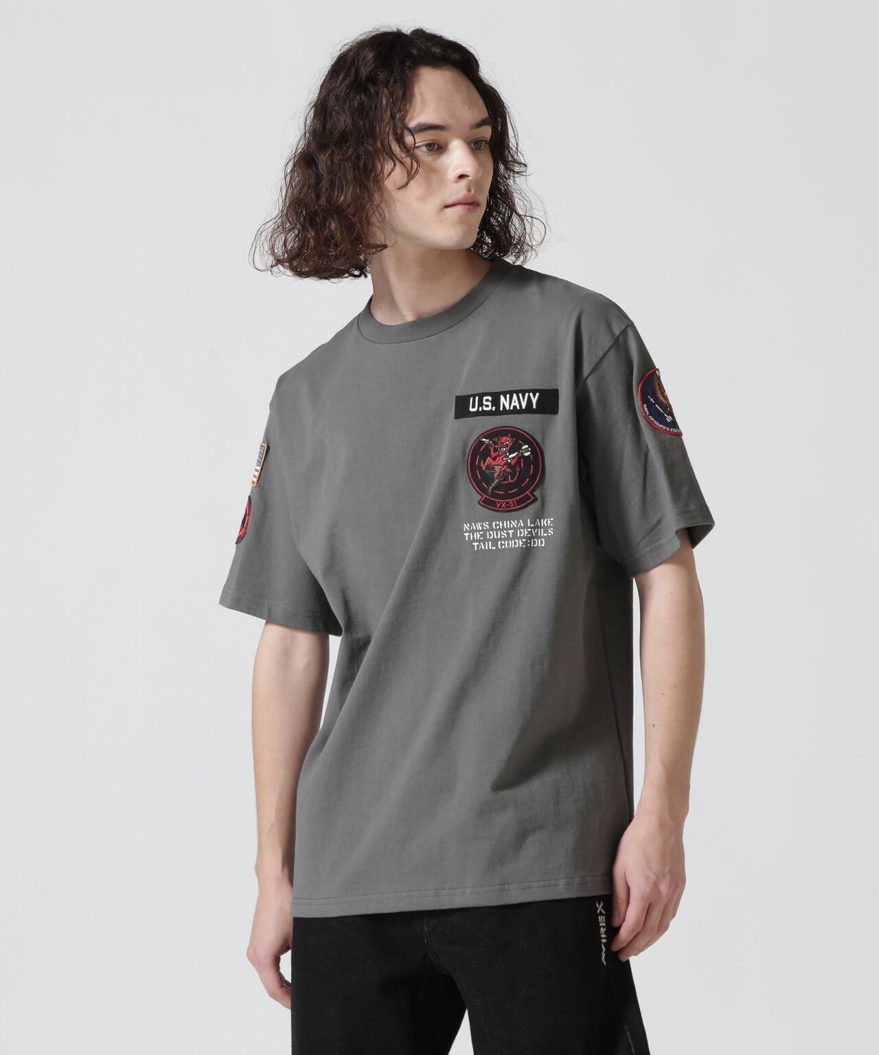 S/S T-SHIRT SQAD PATCH DUST DEVILS / ショートスリーブ Ｔシャツ スクワッド パッチ ダスト デビル