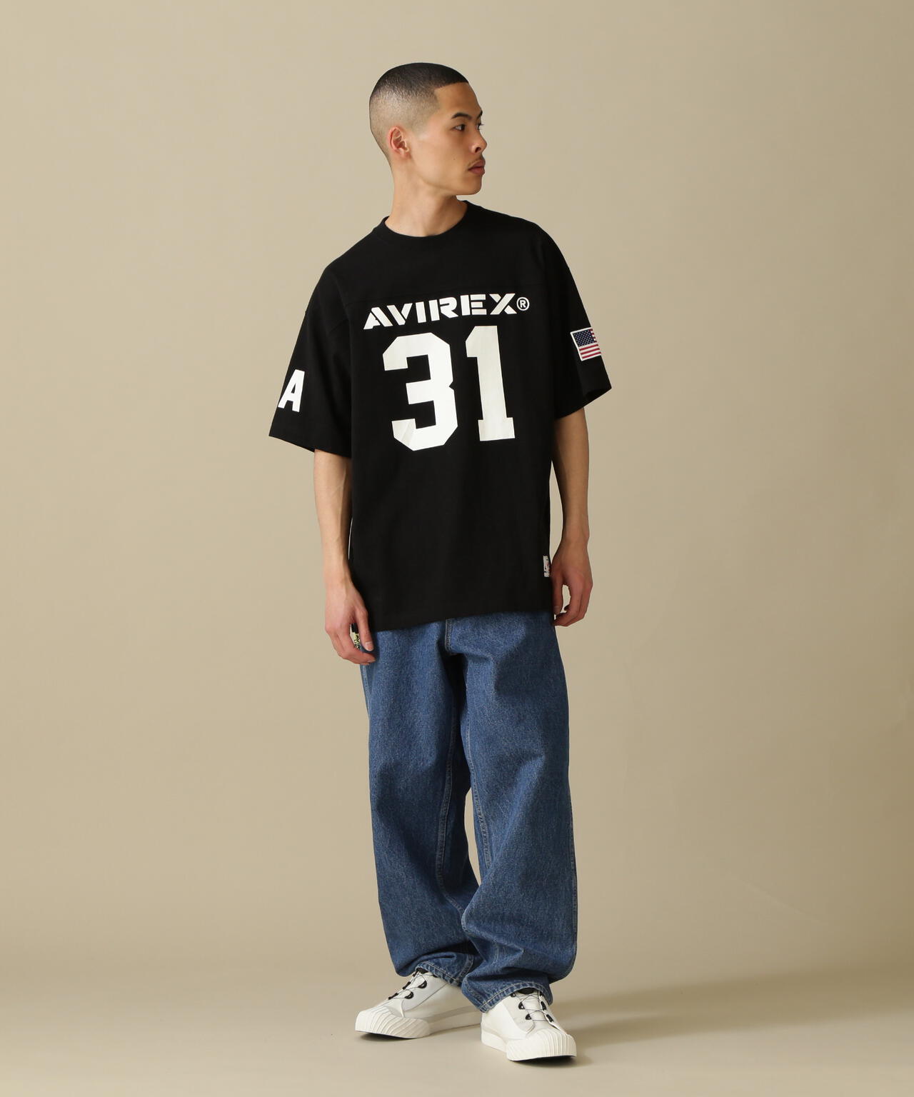 US-CA FOOTBALL S/S T-SHIRT / フットボール Tシャツ | AVIREX