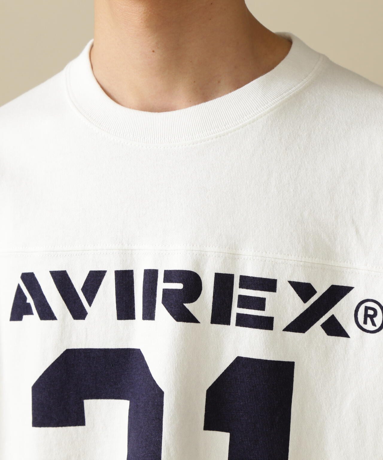 US-CA FOOTBALL S/S T-SHIRT / フットボール Tシャツ | AVIREX 