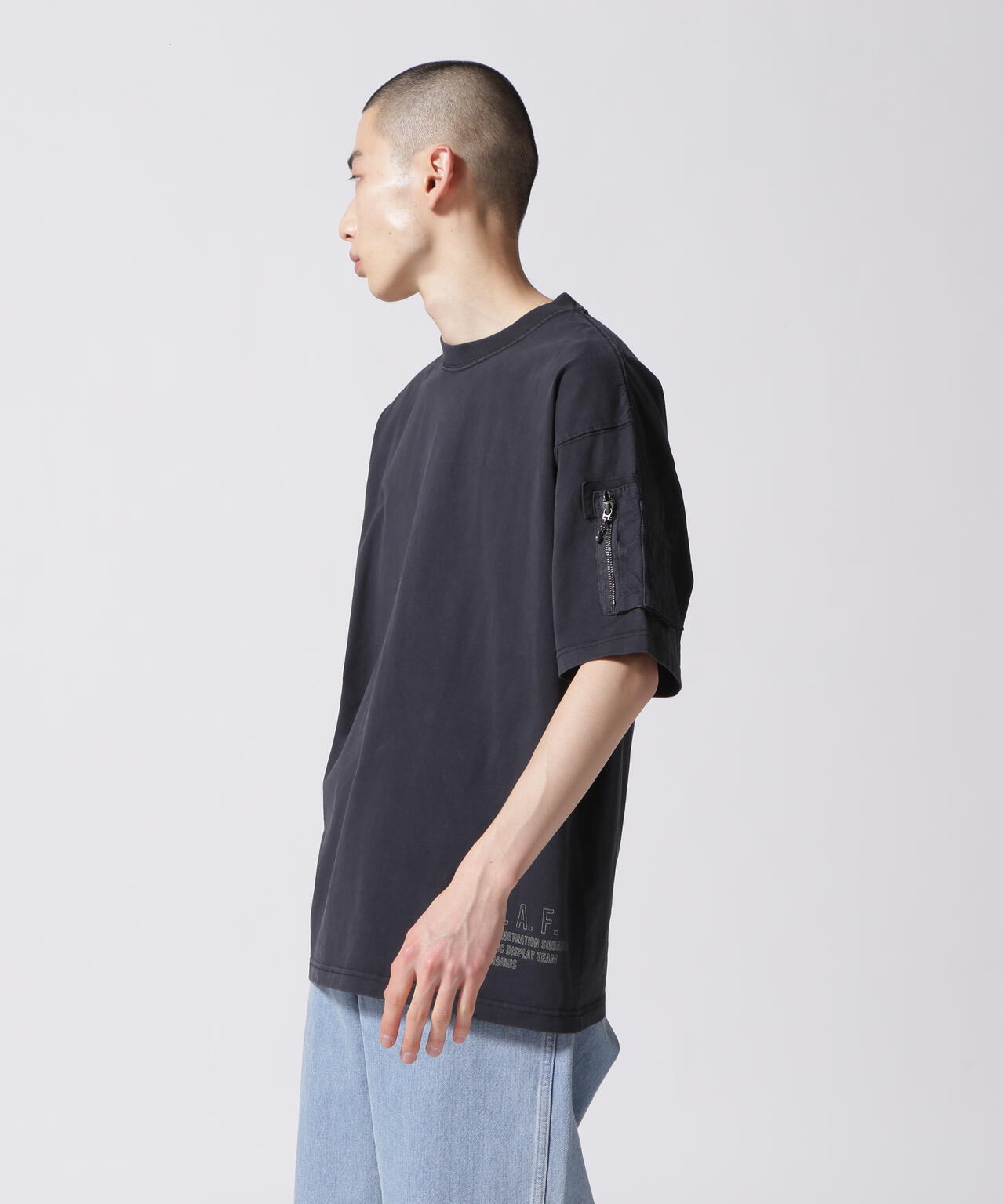 FADE WASH CIGAR POCKET T-SHIRT / フェイド ウォッシュ シガー