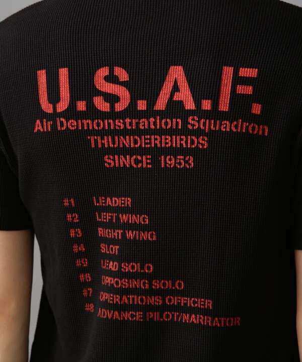 SHORT SLEEVE WAFFLE T-SHIRT USAF / 半袖 ワッフル Tシャツ USAF