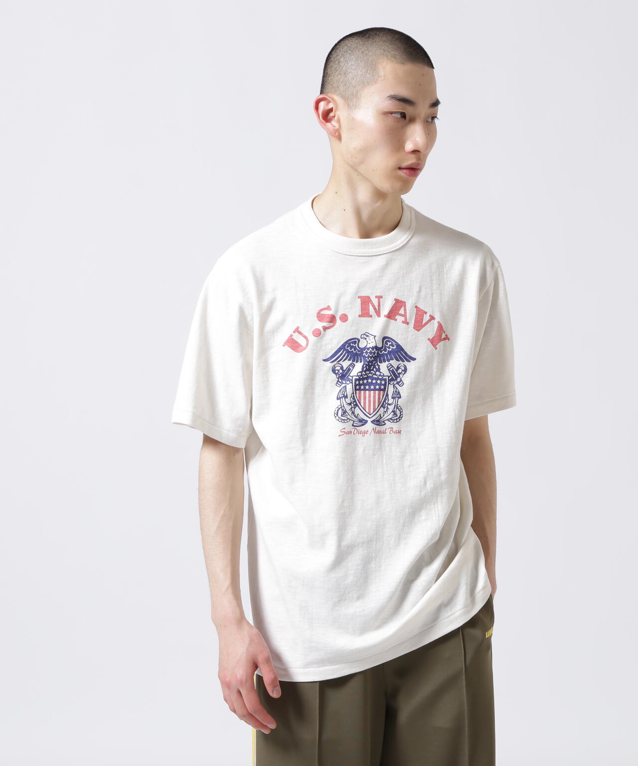 SHORT SLEEVE NAVY TRAINING T-SHIRT /ショートスリーブ ネイビー