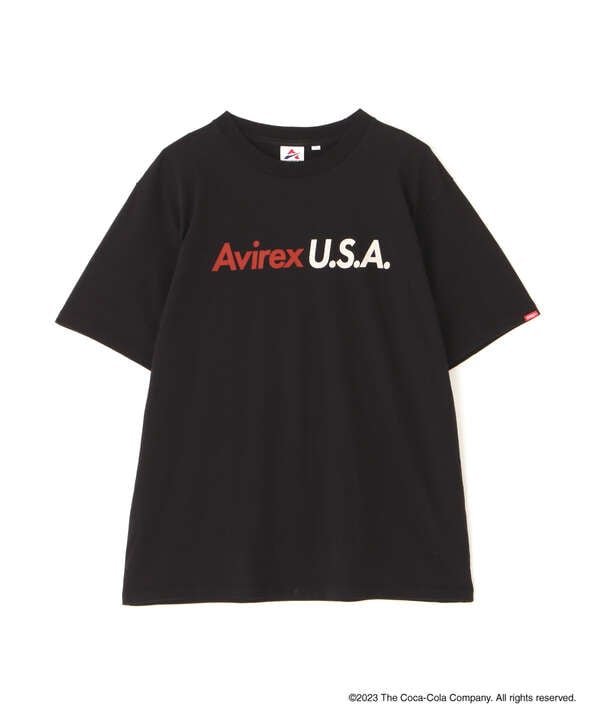 AVIREX / COKE 80s CHARACTER T-SHIRT/Tシャツ