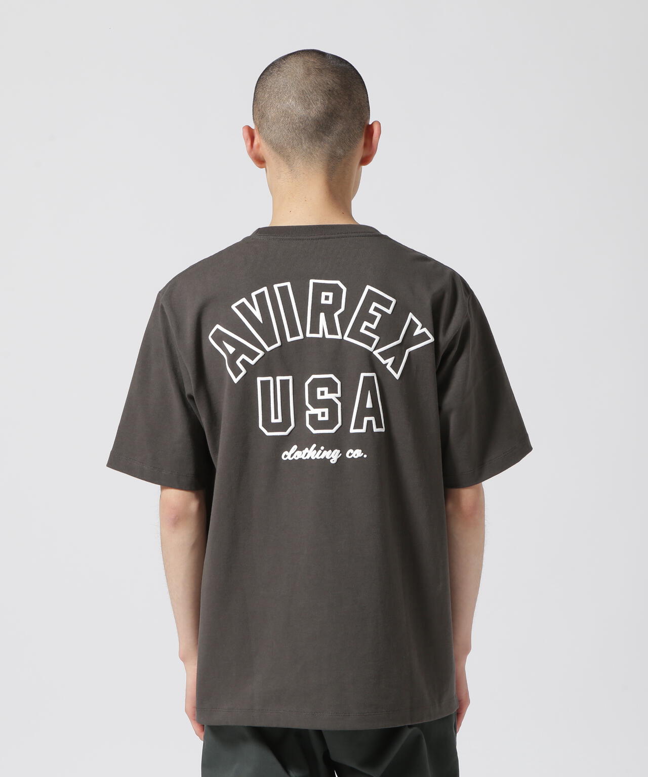 《WEB&DEPOT限定》SHORT SLEEVE T-SHIRT AVIREX USA / ショートスリーブ Tシャツ アヴィレックス 