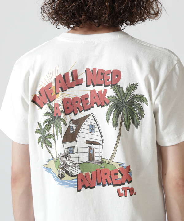 《WEB&DEPOT限定》CREW NECK T-SHIT BREAKING TIME / クルーネック Tシャツ ブレイキングタイム