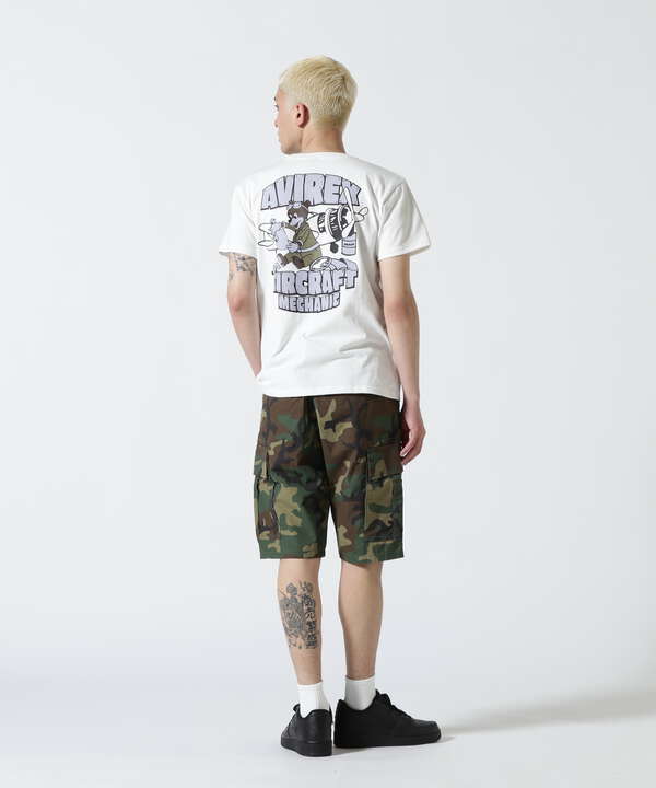 《WEB&DEPOT限定》CREW NECK T-SHIRT FLIGHT MECHANIC / クルーネック Tシャツ フライトメカニック