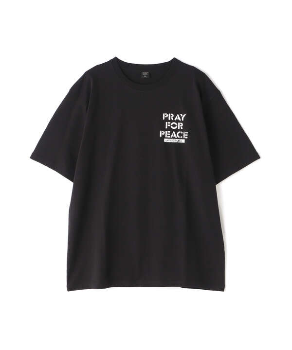 《WEB&DEPOT限定》クルーネック Tシャツ プレイ フォー ピース/CREW NECK T-SHIRT PRAY FOR PEACE