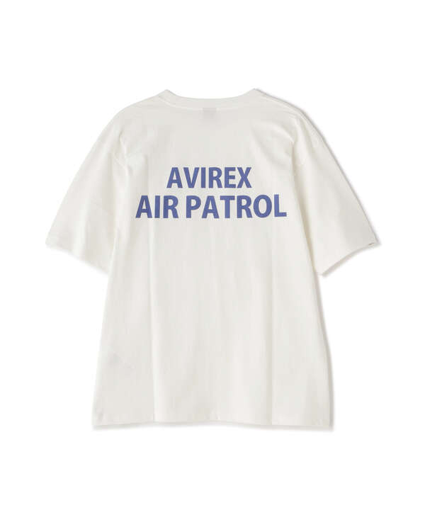 《WEB&DEPOT限定》SHORT SLEEVE CREW NECK T-SHIRT AVIREX AIR PATROL/Tシャツ