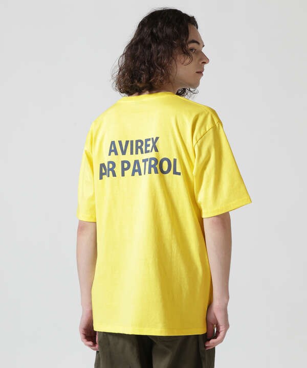 《WEB&DEPOT限定》SHORT SLEEVE CREW NECK T-SHIRT AVIREX AIR PATROL/Tシャツ