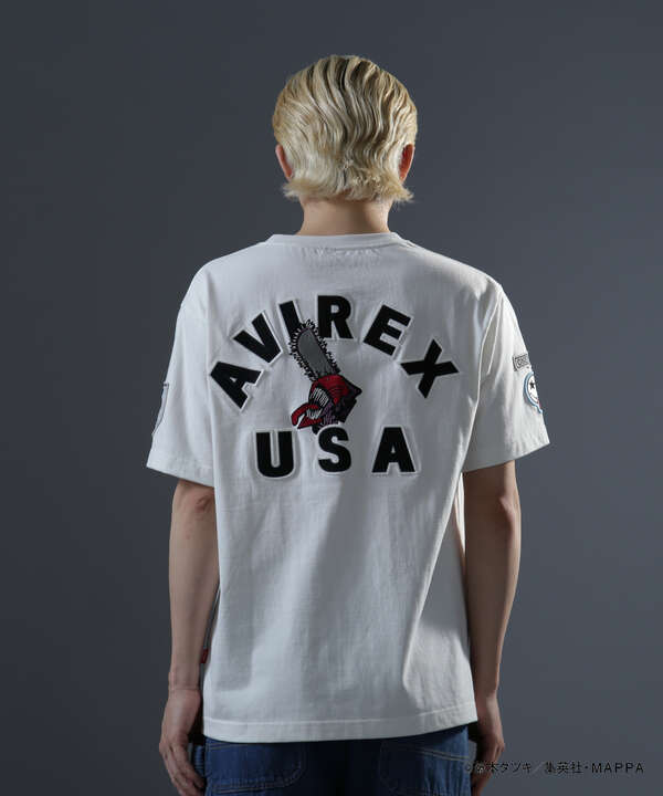 チェンソーマン × ONEMADE × AVIREX》SHORT SLEEVE T-SHIRT 