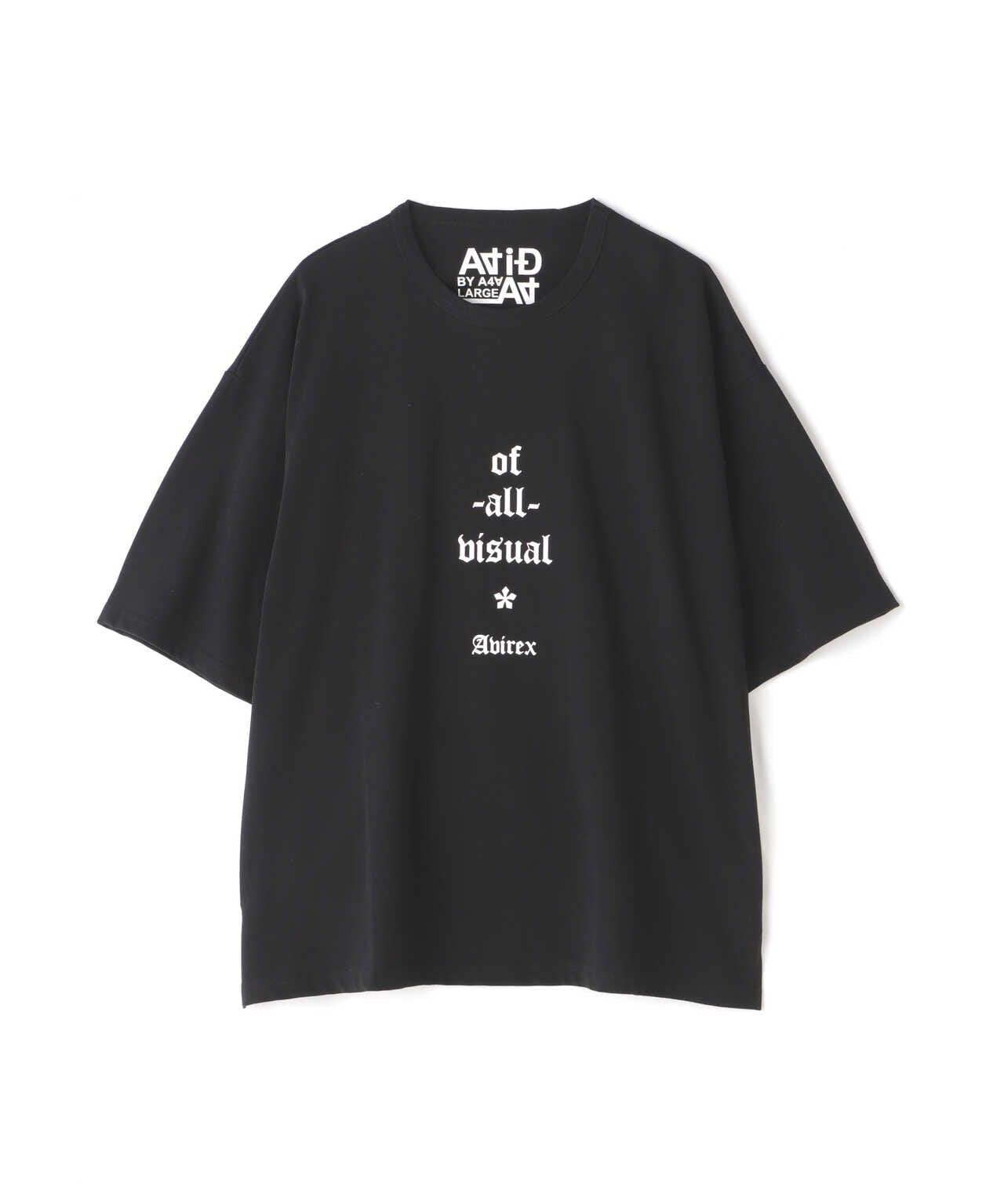 《直営店限定》《AVIREX × A4A》 CIRCLE LOGO SHORT SLEEVE T-SHIRT/サークルロゴ Tシャツ