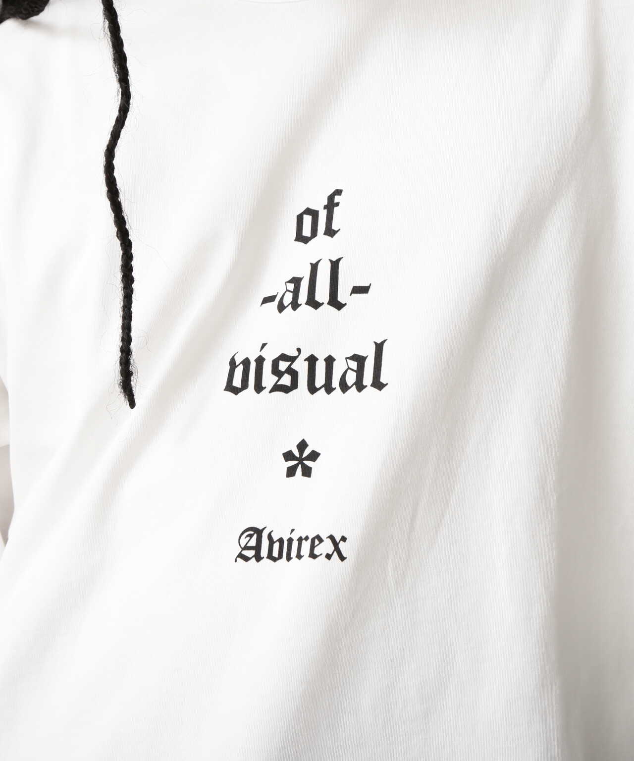 《直営店限定》《AVIREX × A4A》 CIRCLE LOGO SHORT SLEEVE T-SHIRT/サークルロゴ Tシャツ