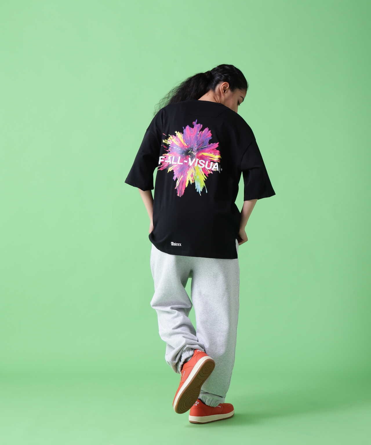 【直営店限定】《AVIREX × A4A》SPLASH PAINT SHORT SLEEVE T-SHIRT / スプラッシュペイント T