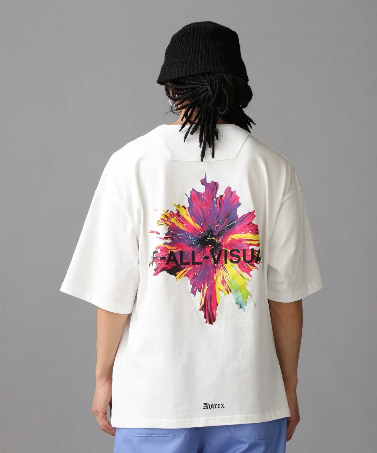 【直営店限定】《AVIREX × A4A》SPLASH PAINT SHORT SLEEVE T-SHIRT / スプラッシュペイント T