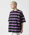 《直営店限定》BORDER LOGO SHIRT SLEEVE T-SHIRT / ボーダー ロゴ 半袖 Tシャツ