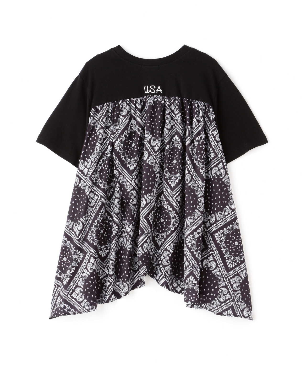 PAISLEY MIX T-SHIRT/ ペイズリーミックスTシャツ